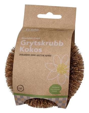 Grytskrubb av kokos från Frida Nature Line